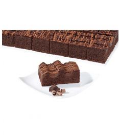 Double Chocolate Schnitten 12Stk 1Kg ERLENBACHER