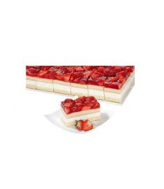Erdbeer-Käse-Sahne Schnitte 12Stk 2,5Kg Gluten-|Laktosefrei ERLENBACHER