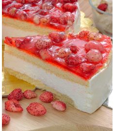 Käsekuchen mit Walderdbeeren 12STK 1,3Kg MORALBERTI