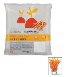 Süßkartoffel Fries 6/6 5x2Kg LAMB WESTON