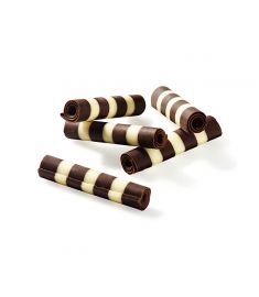Dekor Schokoröllchen Black|White 4cm 700g B.CALLEBAUT