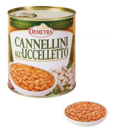 Cannellini-Bohnen all'Uccelletto 6x880g DEMETRA