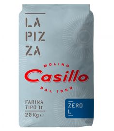 Mehl Typ 0 W340 25Kg La Pizza Zero L  CASILLO