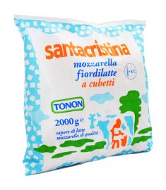 Mozzarella Würfel Fior di Latte 2Kg SANTA CRISTINA TONON