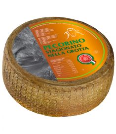 Pecorino Stagionato nella Grotta Schafskäse 1,2Kg 4/5 Monate Gereift CASEIFICIO MAREMMA  