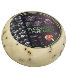 Pecorino al Pepe Nero Schafskäse 1,2Kg 30 Tage Gereift CASESIFICIO MAREMMA