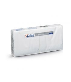 Servietten 25x25cm 100Stk 2-Lagig Weiss ASTOR