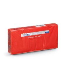 Servietten 2-Lagig 25x25cm 100Stk Rot