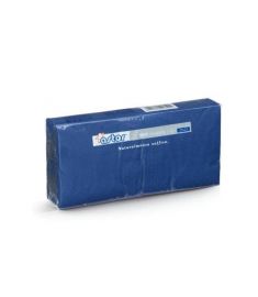 Servietten 2-Lagig 25x25cm 100Stk Dunkelblau