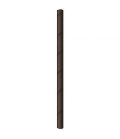 Papierstrohhalme 7mm 13,5cm 200Stk Schwarz