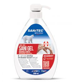 SANI GEL IGIENIZZANTE MANI 600ml Antibakterielle Desinfektion Waschfreies Gel