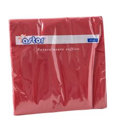 Servietten 2-lagig| 35 Stk.|40x40cm Rot ASTOR