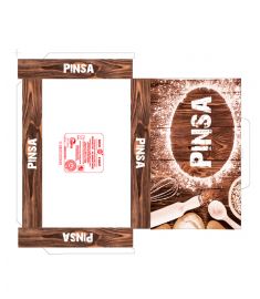Pinsakarton|Box Pinsa 38x23x5cm 100Stk LINER
